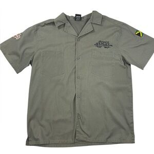 VINTAGE HARLEY DAVIDSON JAMAICA EMBROIDERED SHIRT A0163040 Size L